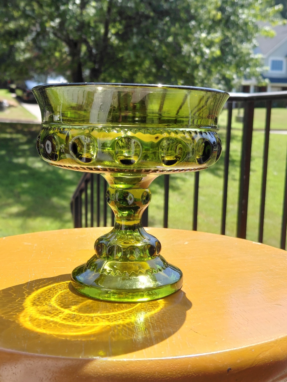 Green Indiana Glass Green Kings 